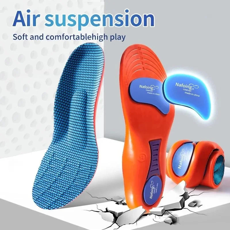 Sport Arch Orthopedic Insoles for Shoes Sole Shock Absorption Cushion Running El