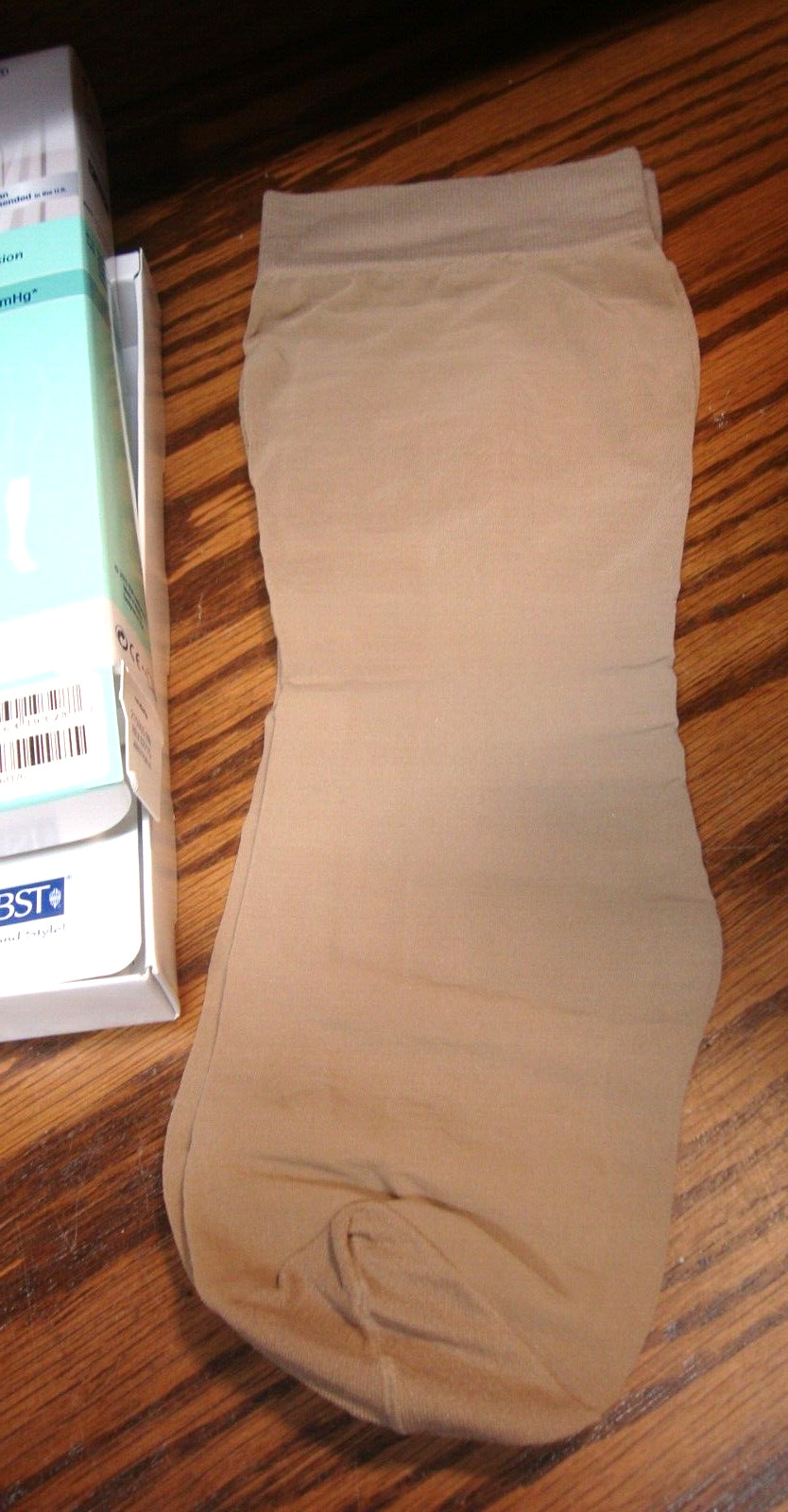 Jobst 119608 Ultrasheer Knee CT Petite Stockings 15-20mmHg-Suntan-Small READ 896