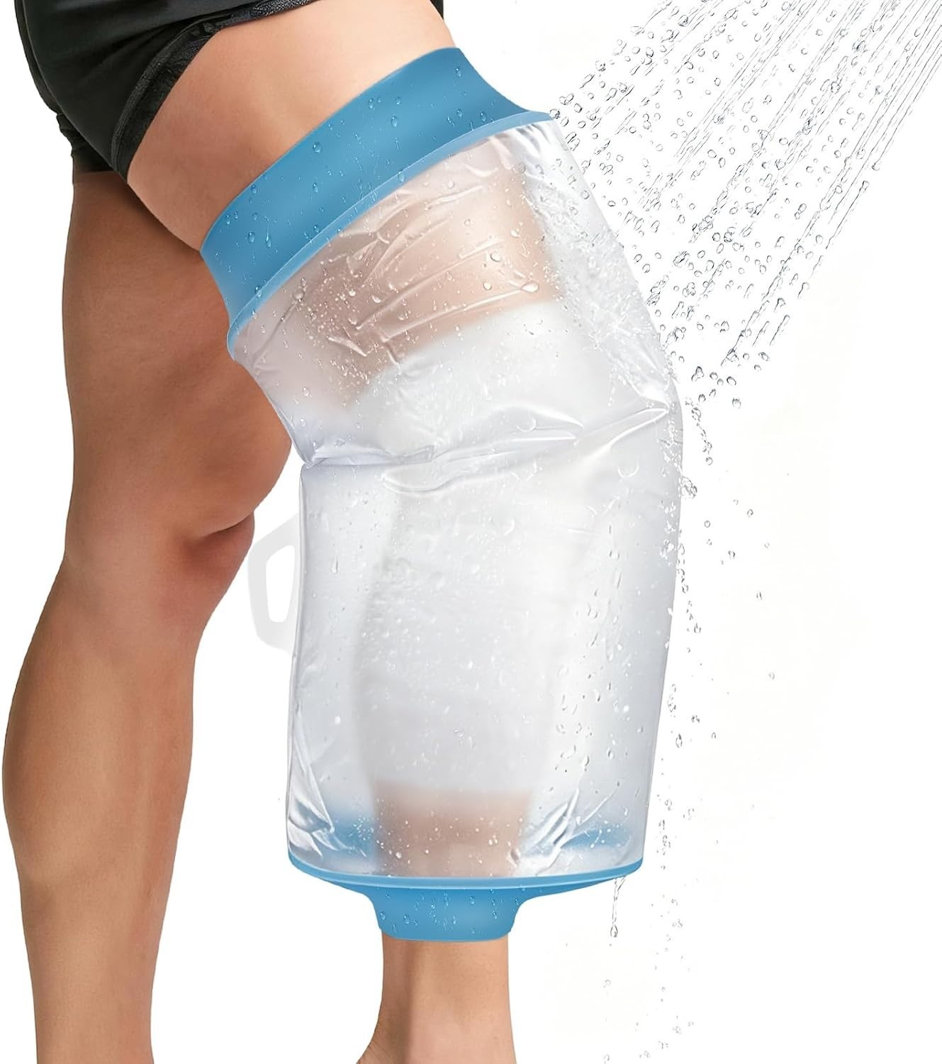 Extra Large Waterproof Knee Shower Protector After Surgery, Reusable | Watert…