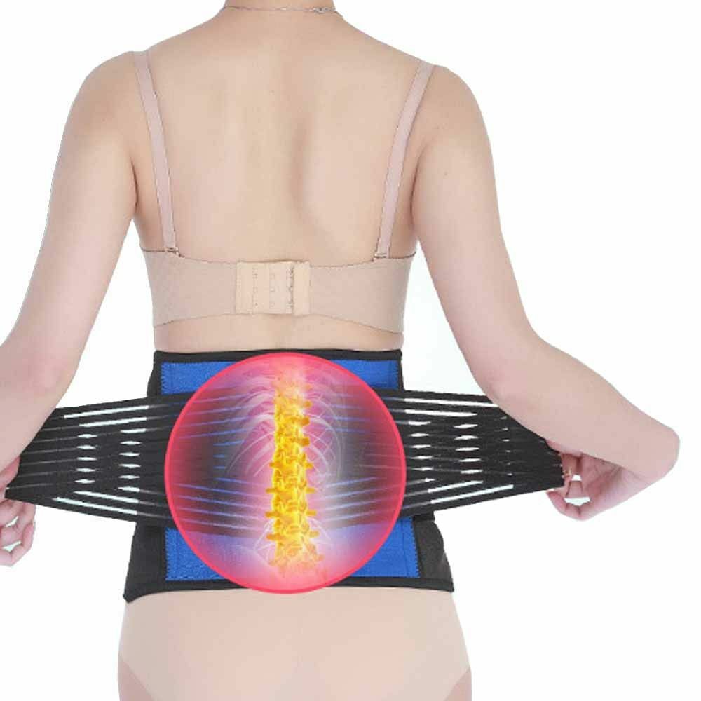 Waist Pain Relief Belt Neoprene Lumbar Spine Support Bone Care Trimmer Unisex