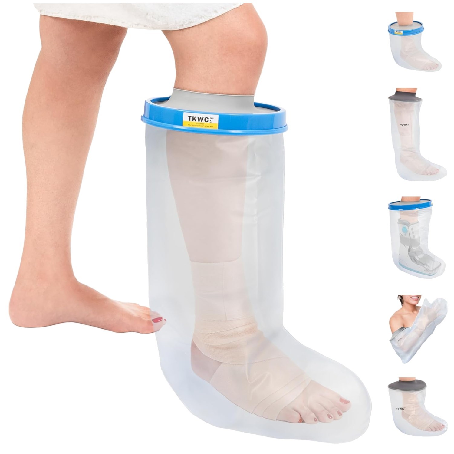 100% Waterproof Cast Cover for Shower – Reusable & Comfortable Foot Protector