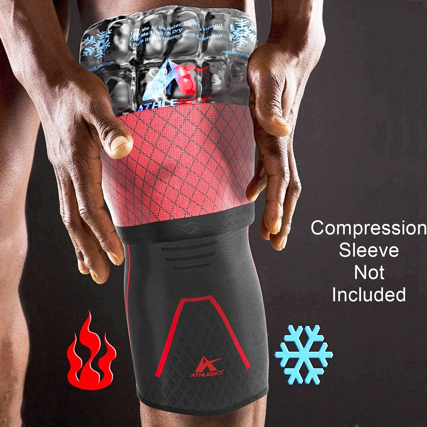 2 Pack Hot & Cold Therapy Flexible Sheets for Compression Sleeves 8″ x 9.5″