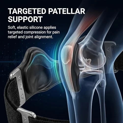 Stryde Precision Knee Strap – Premium Stryde Knee Strap with Silicone Lock-Po…