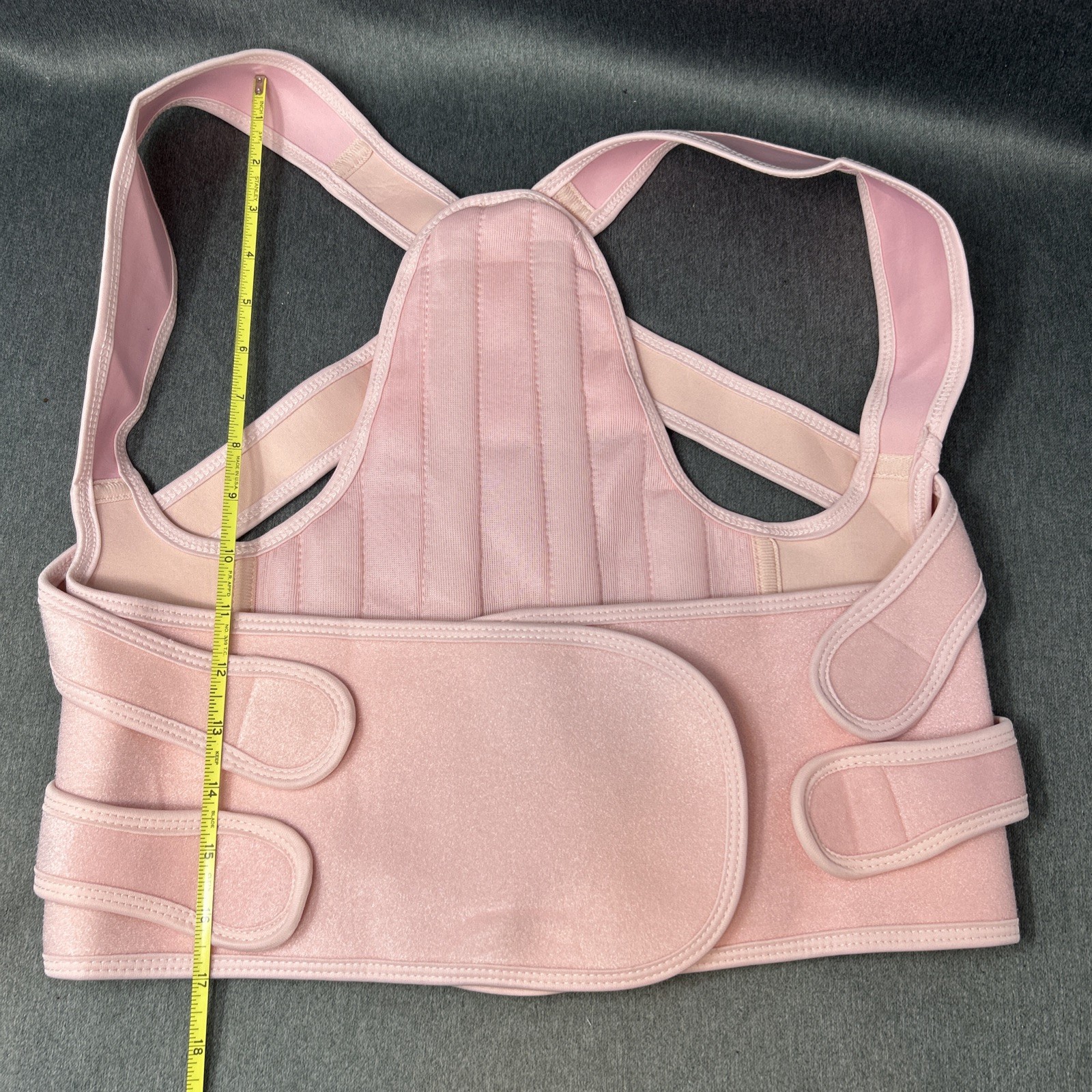 Adjustable Upper Back Brace Posture Corrector Support Belt Women’s Medium Pink