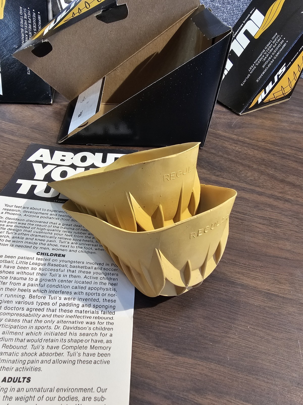 Tuli’s Heavy Duty Heel Cups for Plantar Fasciitis, Sever’s Disease & Heel Pain
