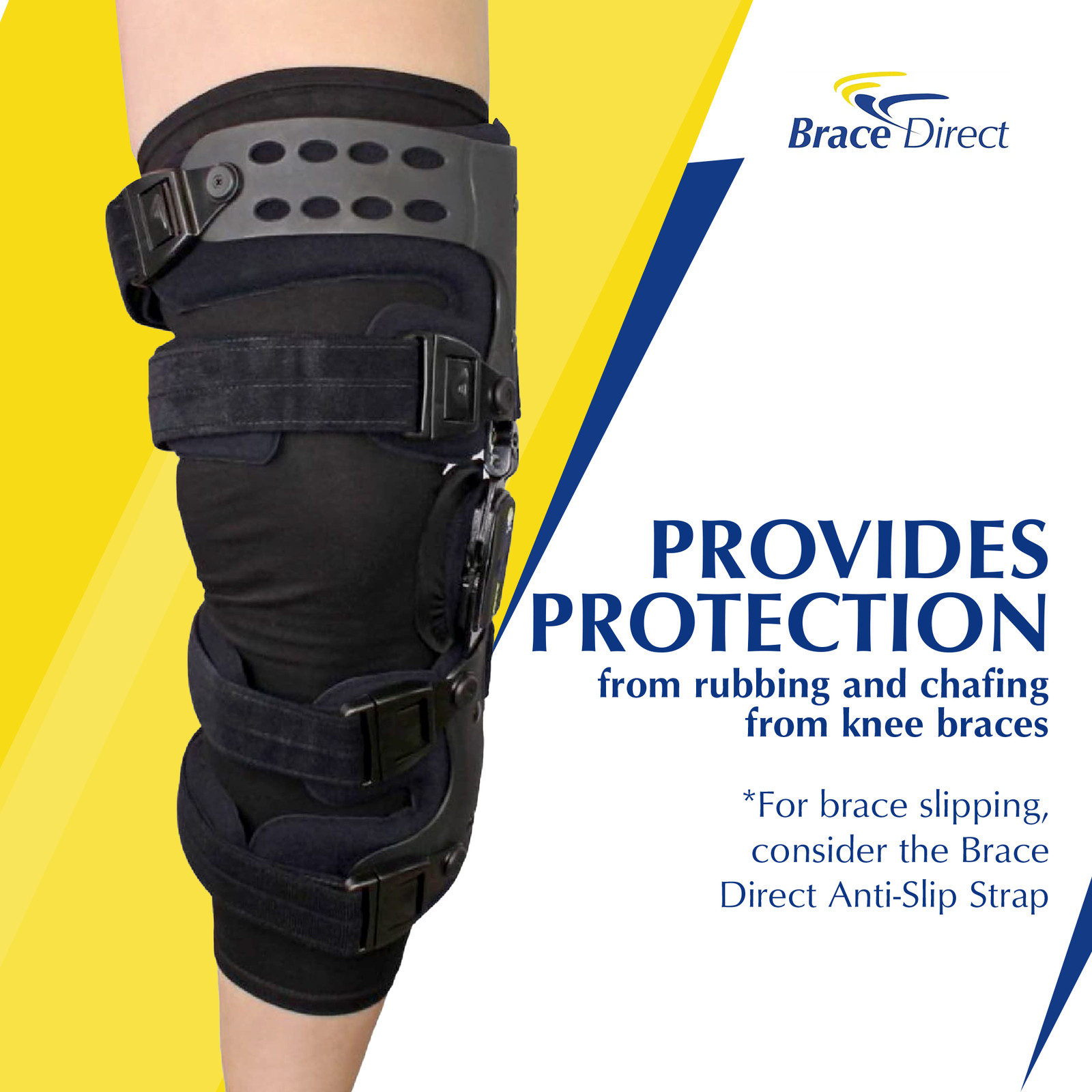 Lightweight Knee Brace Undersleeve with Closed Patella by Brace Direct