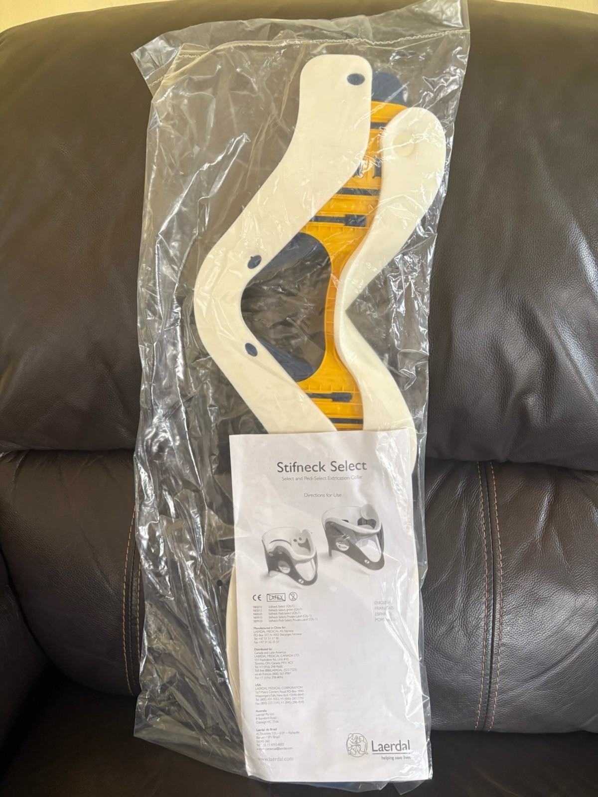 Laerdal STIFNECK Select Adjustable Extraction Collar Adult NEW Brace Support