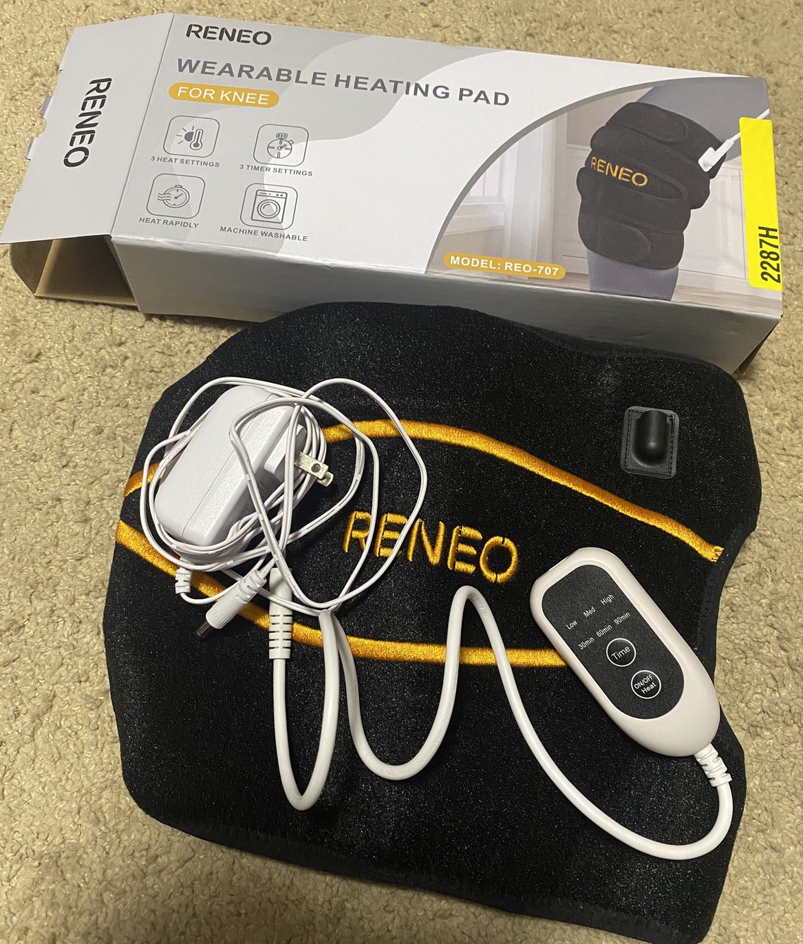 RENEO Heated Knee Brace Wrap