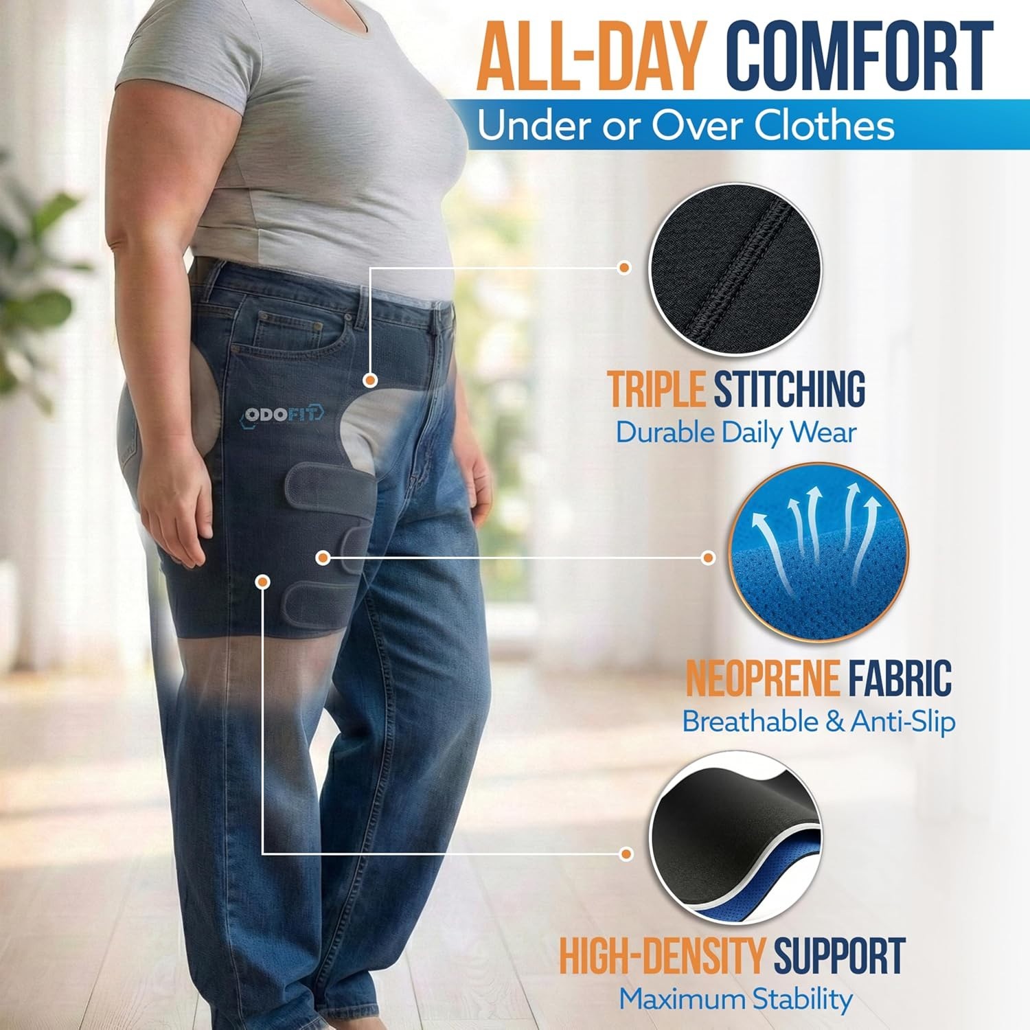 Groin & Hip Flexor Compression Wrap – Sciatic Nerve Support