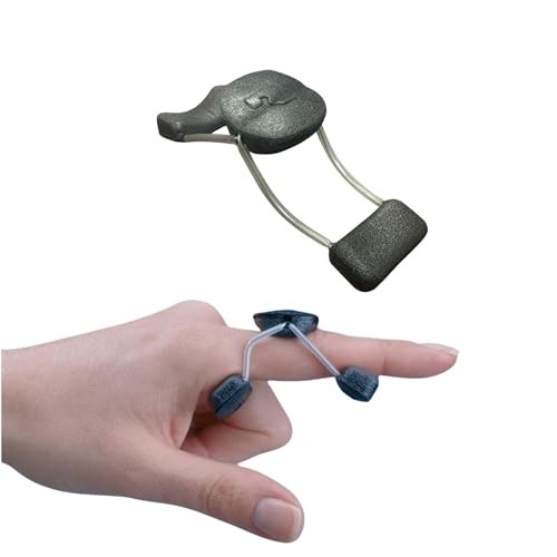 Rolyan Sof-Stretch Finger Extension Splint, Black, X-Large Black – 1 Pack