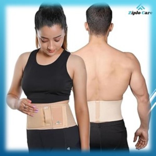 Ziplocare Hernia Support Belt Abdominal Binder for Belly Button Navel or Hernias