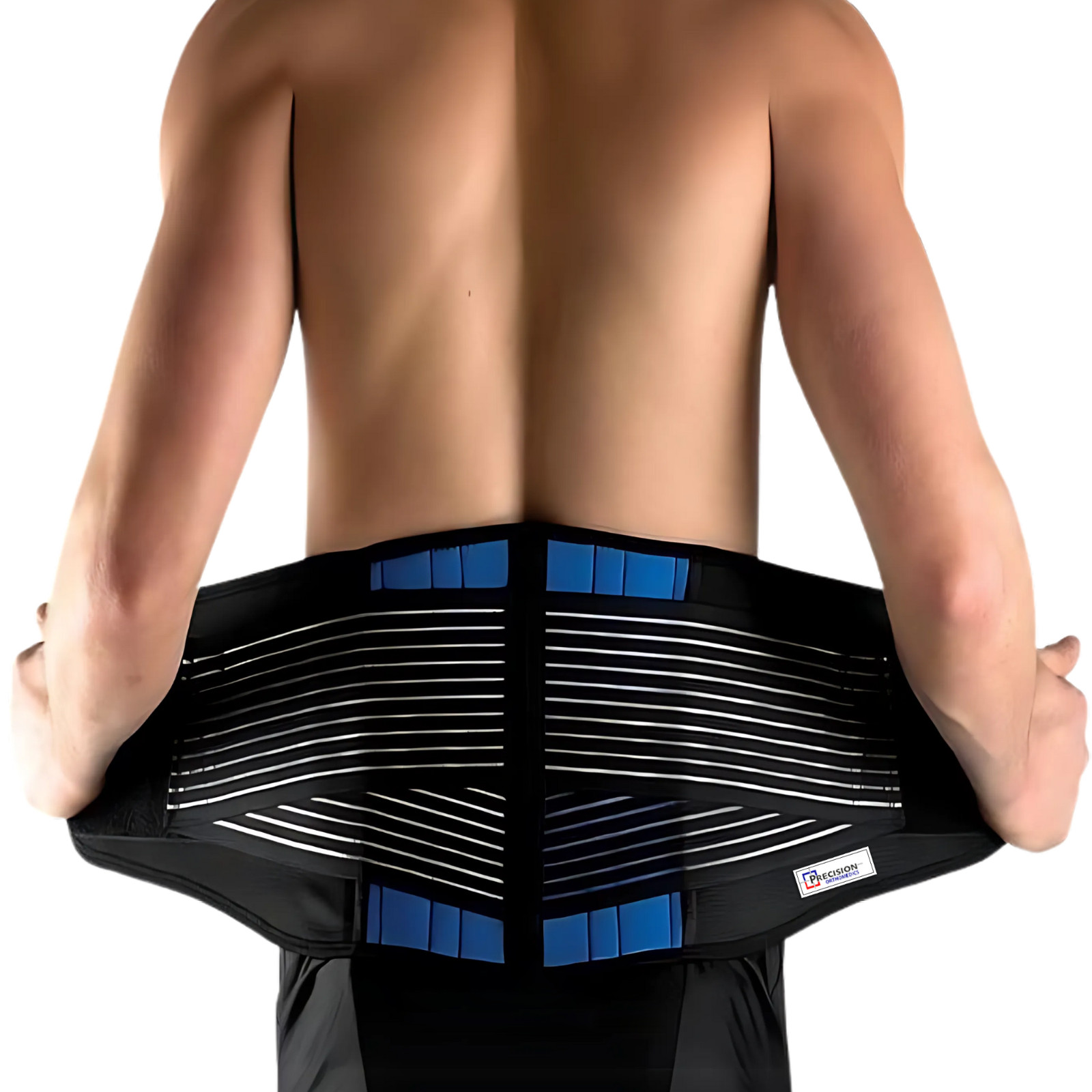 Adjustable Neoprene Double-Pull Lumbar Support Lower Back Belt Brace Pain Relief