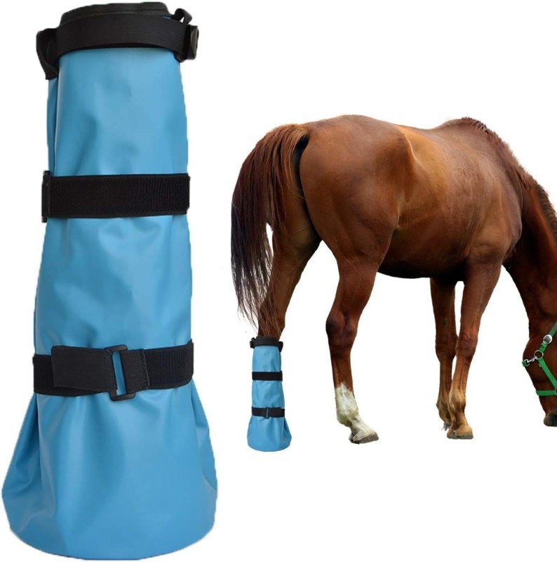 PVC Hoofs Soaking Boot with Elastic Band For Cleaning And Maintaining Horse Feet