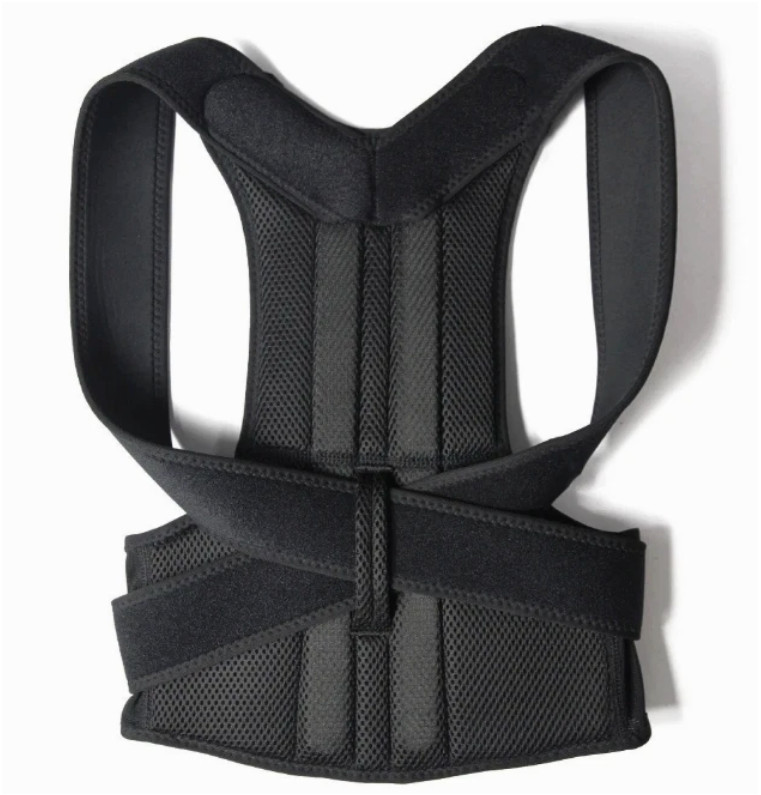 Adjustable Posture Corrector Low Back Support Shoulder Brace Belt for Men Women