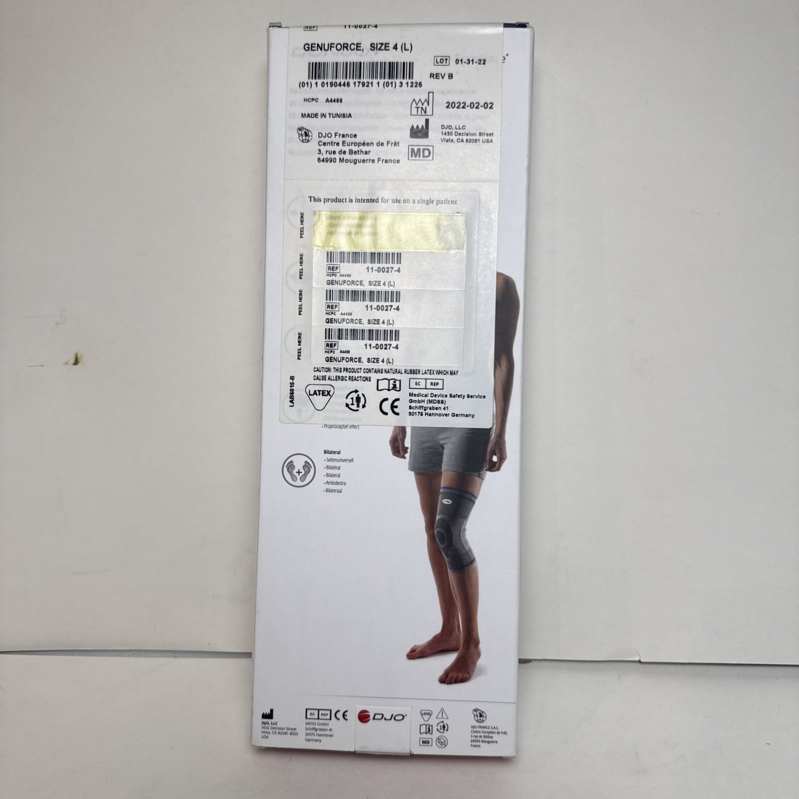 Donjoy Genuforce Knee Support Slip-on Large Right or Left Knee Brand New