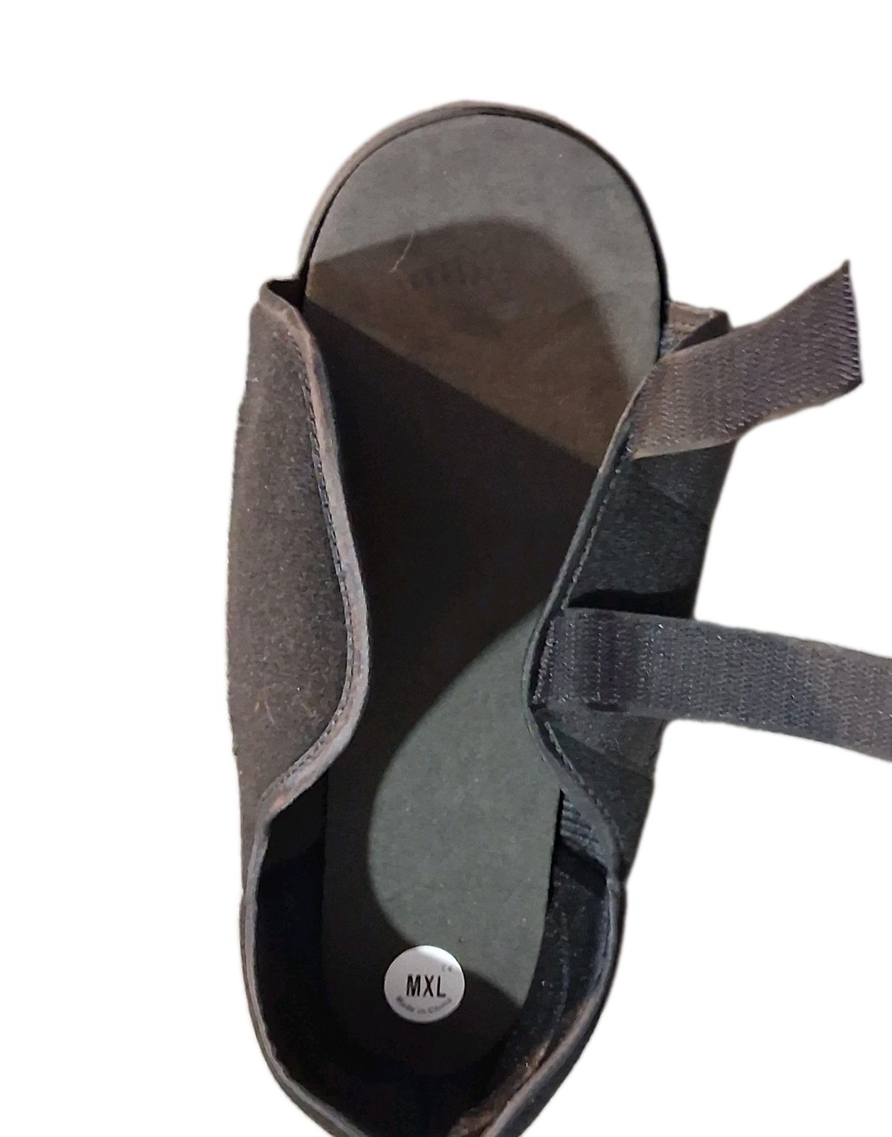 Darco Mens X-Large Black Softie Shoe STM4B Post-op New—Free Ship