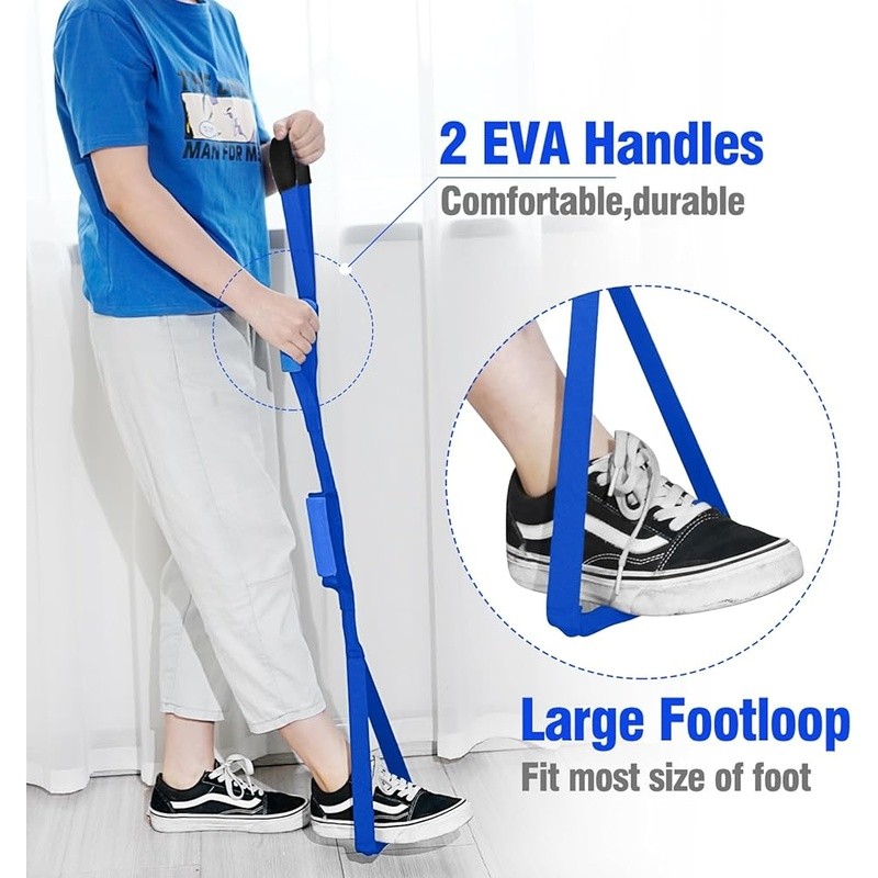Leg Lifter Strap Hip Replacement Mobility Aid Ergonomic Design 42 Inch New