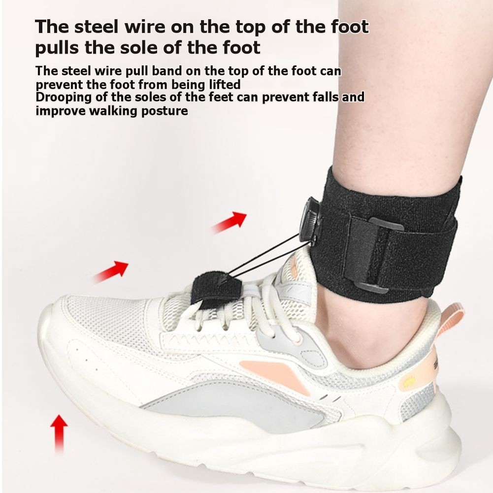 Drop Foot Brace with Reel-Adjust Dorsiflexion Drop Foot Support Lifting 3469