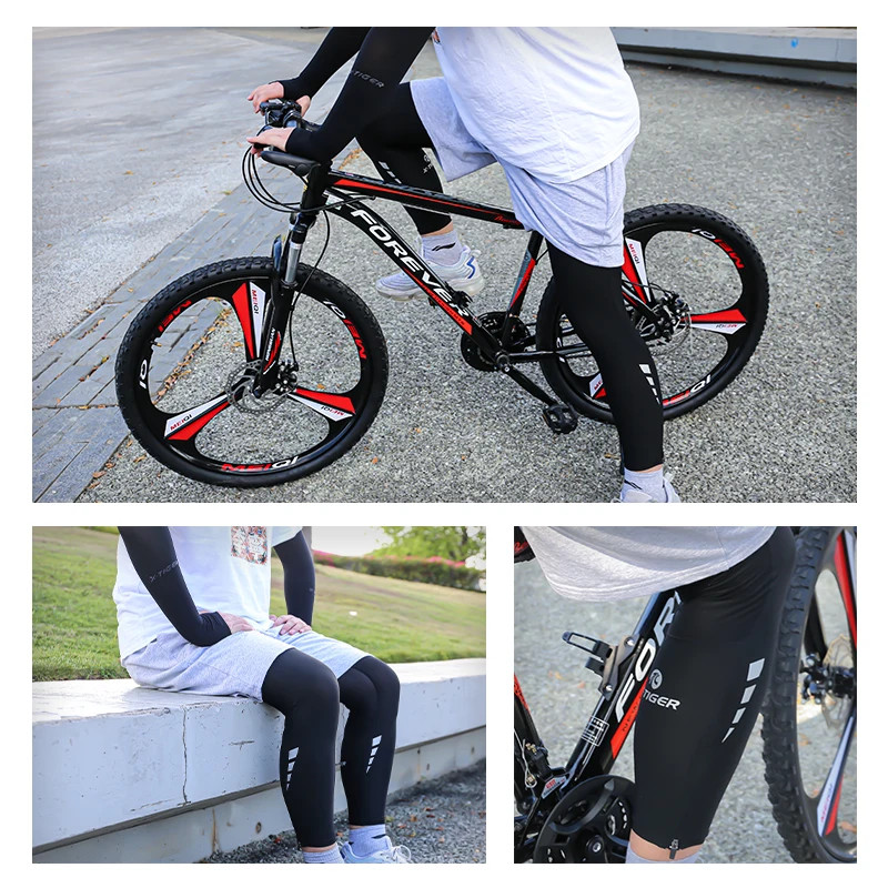 Cycling Leg Protection Summer Fitness Running Cycling Arm Leg Warmer Men