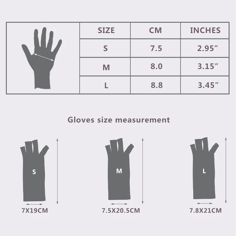 Arthritis Compression Gloves Fingerless Hand Support Carpal Tunnel Pain Relief