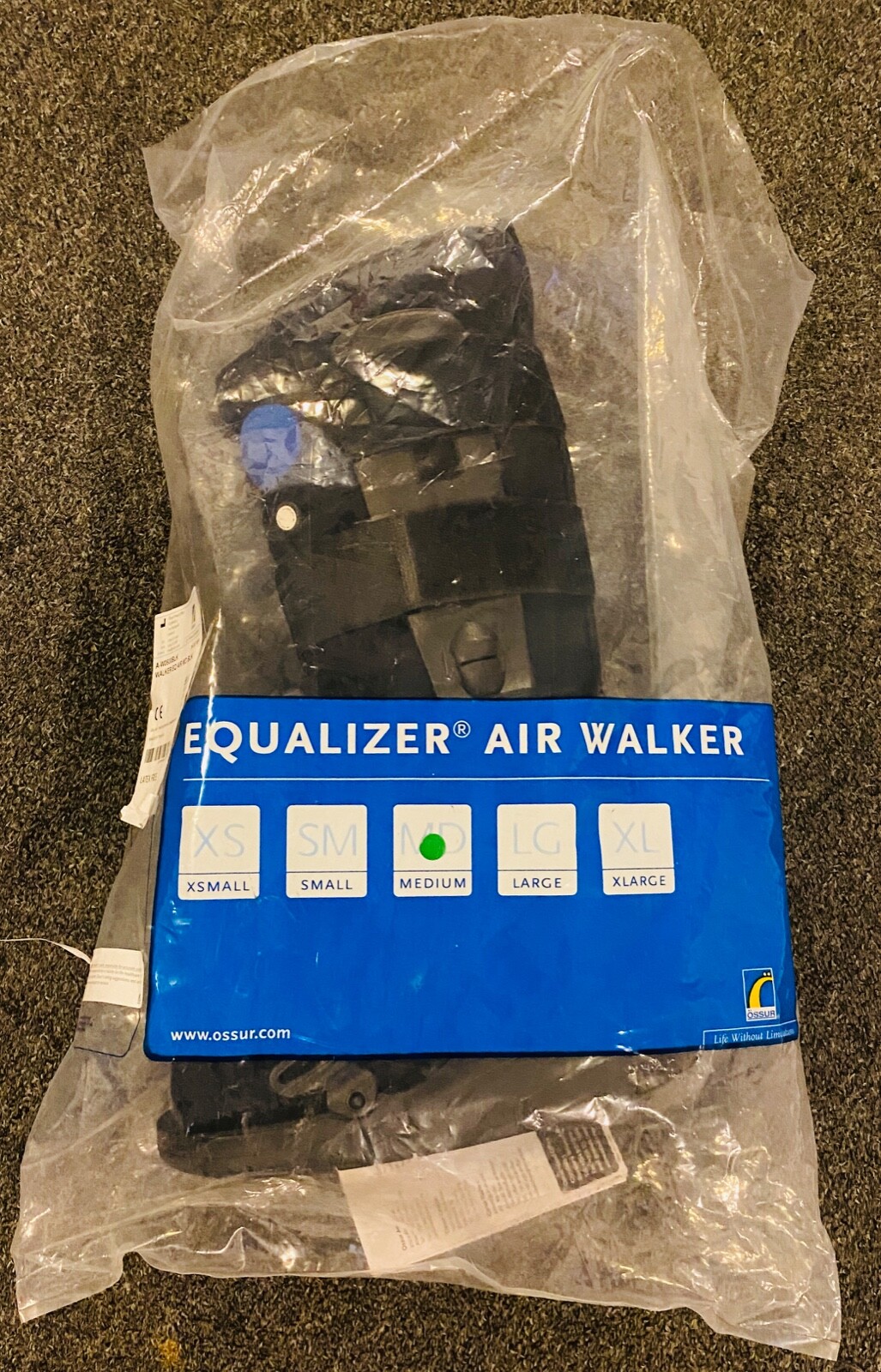 OSSUR Equalizer Air Walker Form Fit Tall High Cast Cam A-W0600BLK MEDIUM
