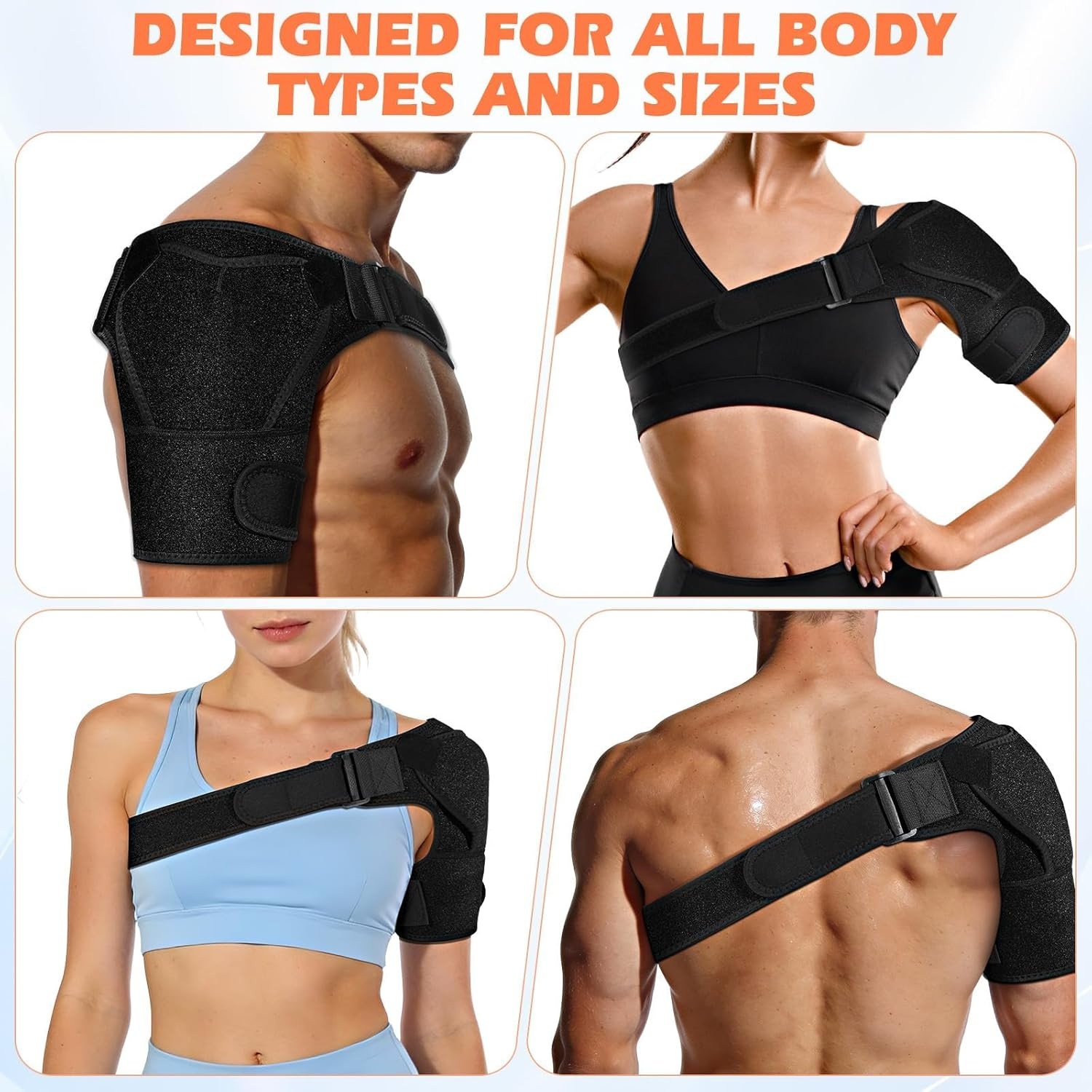Shoulder Brace for Men and Women for Torn Rotator Cuff,Arm Sling Shoulder Immobi