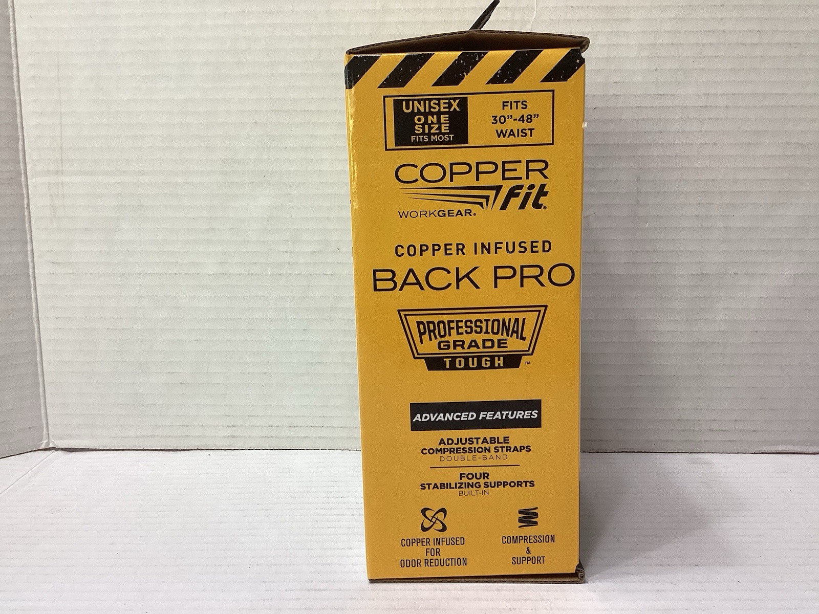 Copper Fit Work Gear BACK PRO Support Belt Compression One Size Fit Most 30”-48”
