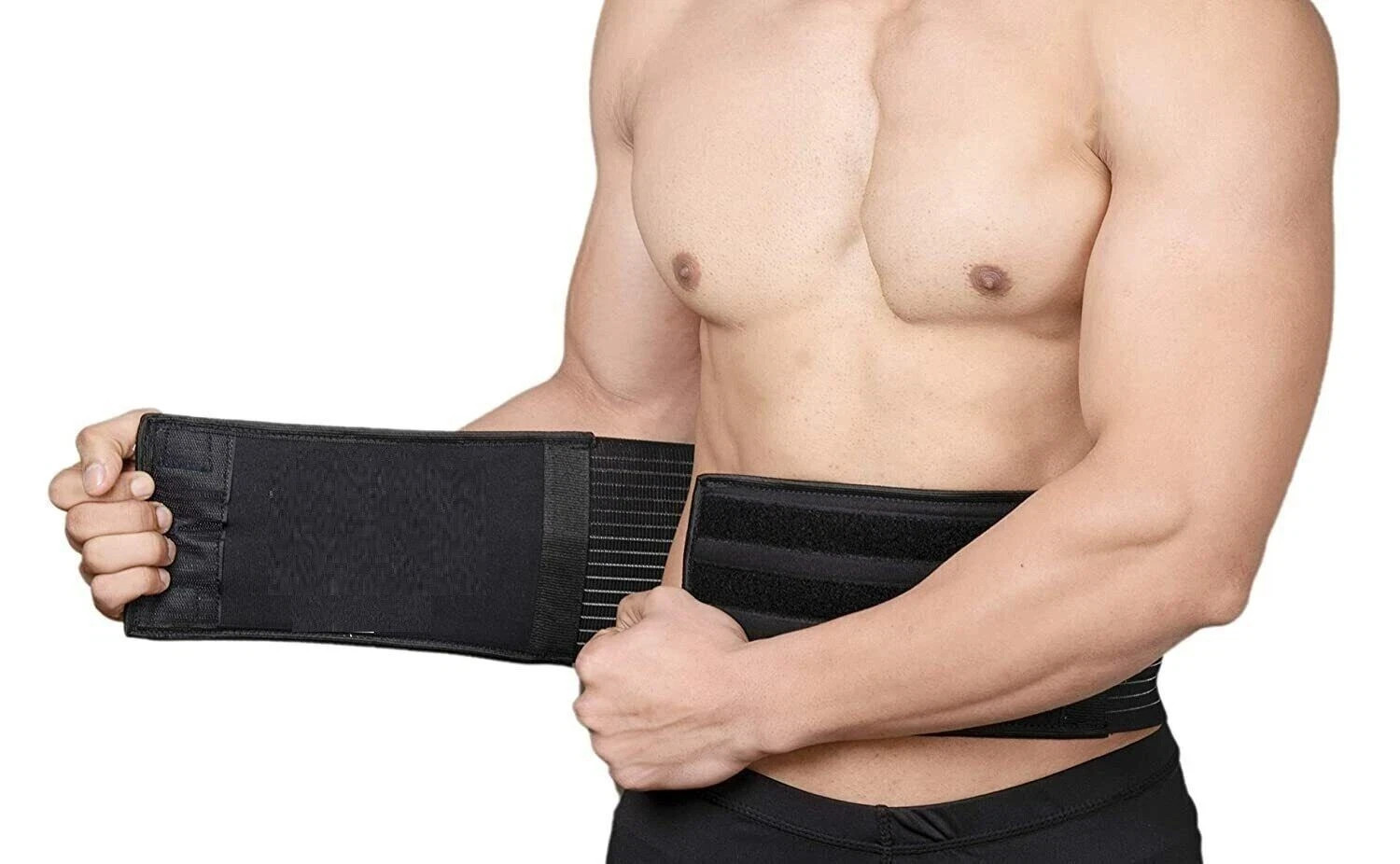 UMBILICAL HERNIA BELT FOR MEN AND WOMEN ABDOMINAL SUPPORT BINDER WITH COMPRESS