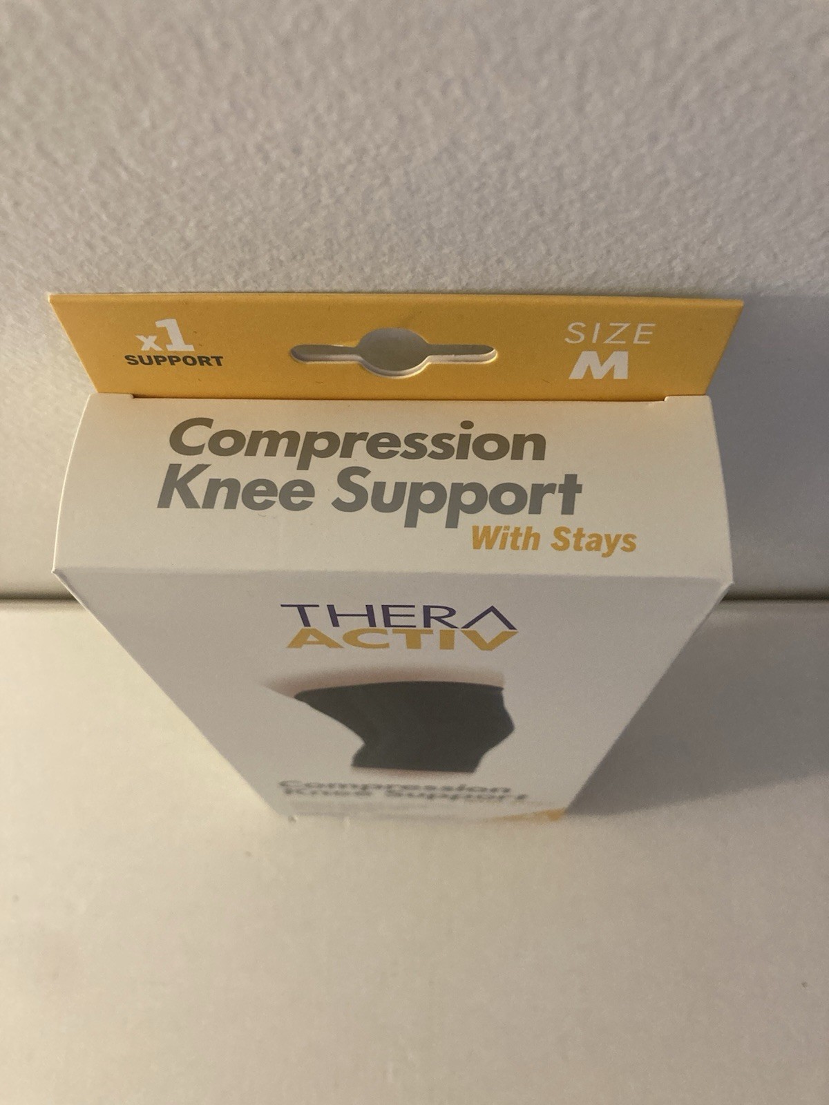 Thera Activ Compression Knee Support with Stays Size Medium New