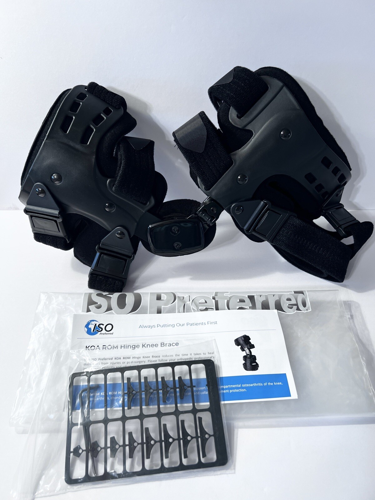 NEW ISO Preferred ROM Hinge Knee Brace KN207SL RIGHT Arthritis, Meniscus Tears