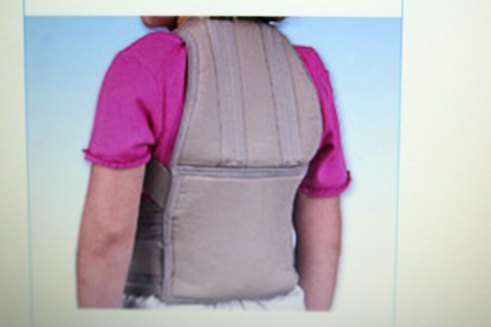 FLA Ortho Soft Form Back Posture Control Brace Pediatric & Youth sizes Beige