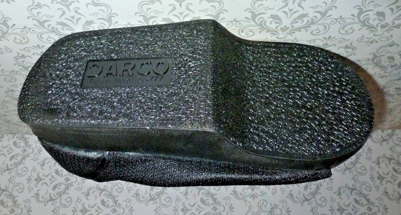 DARCO ORTHO WEDGE OFF-LOADING SHOE SQUARE TOE BLACK XS