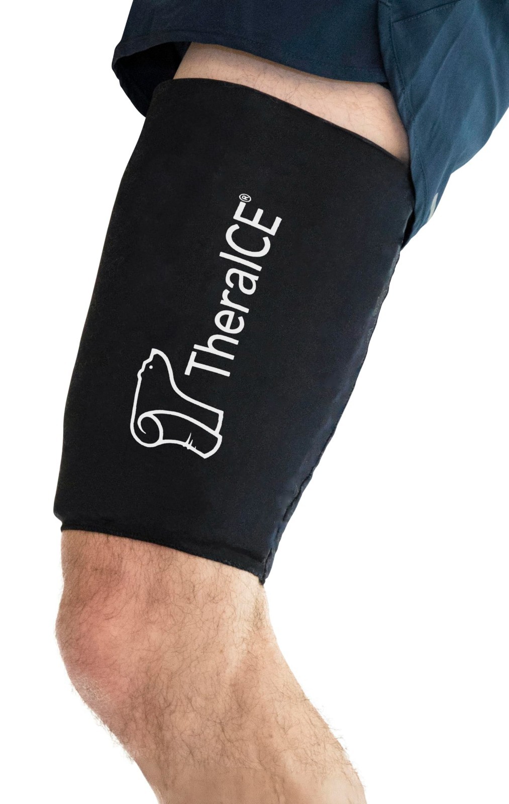 Compression Sleeve for Hamstring Pain Relief – Hot & Cold Reusable Wrap, Thigh I