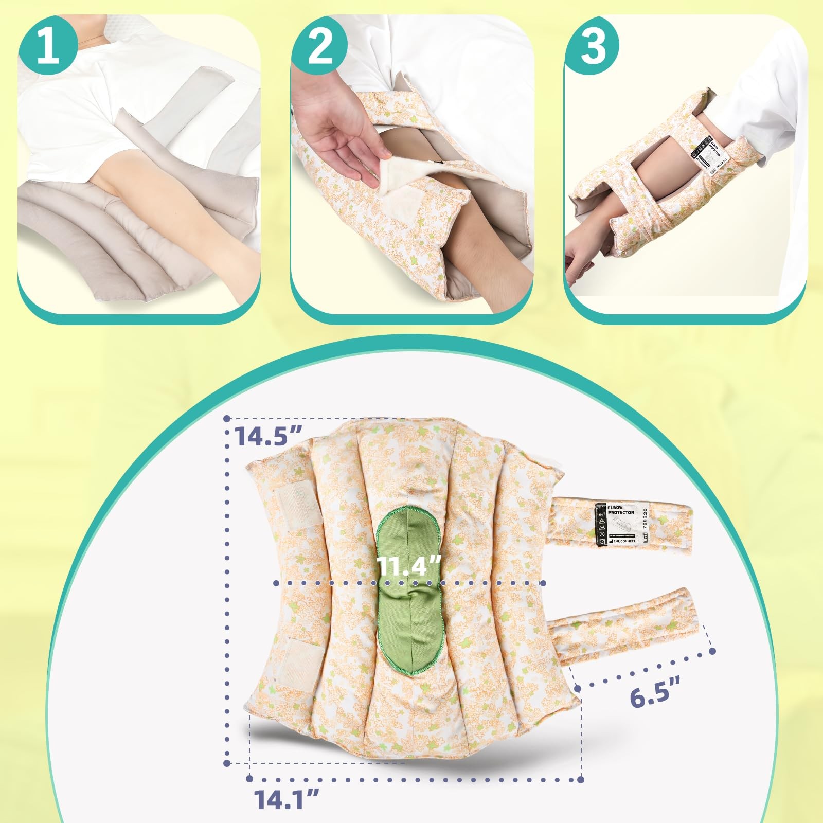 Elbow Protector Pads for Elderly & Adults – Colorful Washable Pad for Pressur…