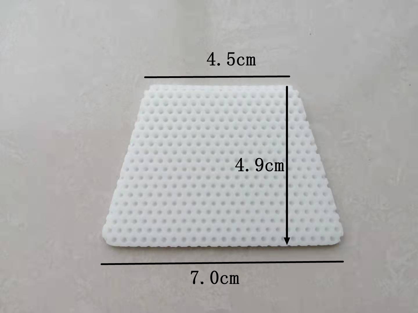 External Thermoplastic Nasal Splint with/without Sticker Tropezoid White 10pcs