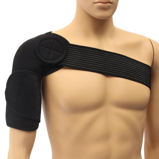 Ajustable Shoulder Brace Support Belt Band Dislocation Neoprene Pain Relief Men