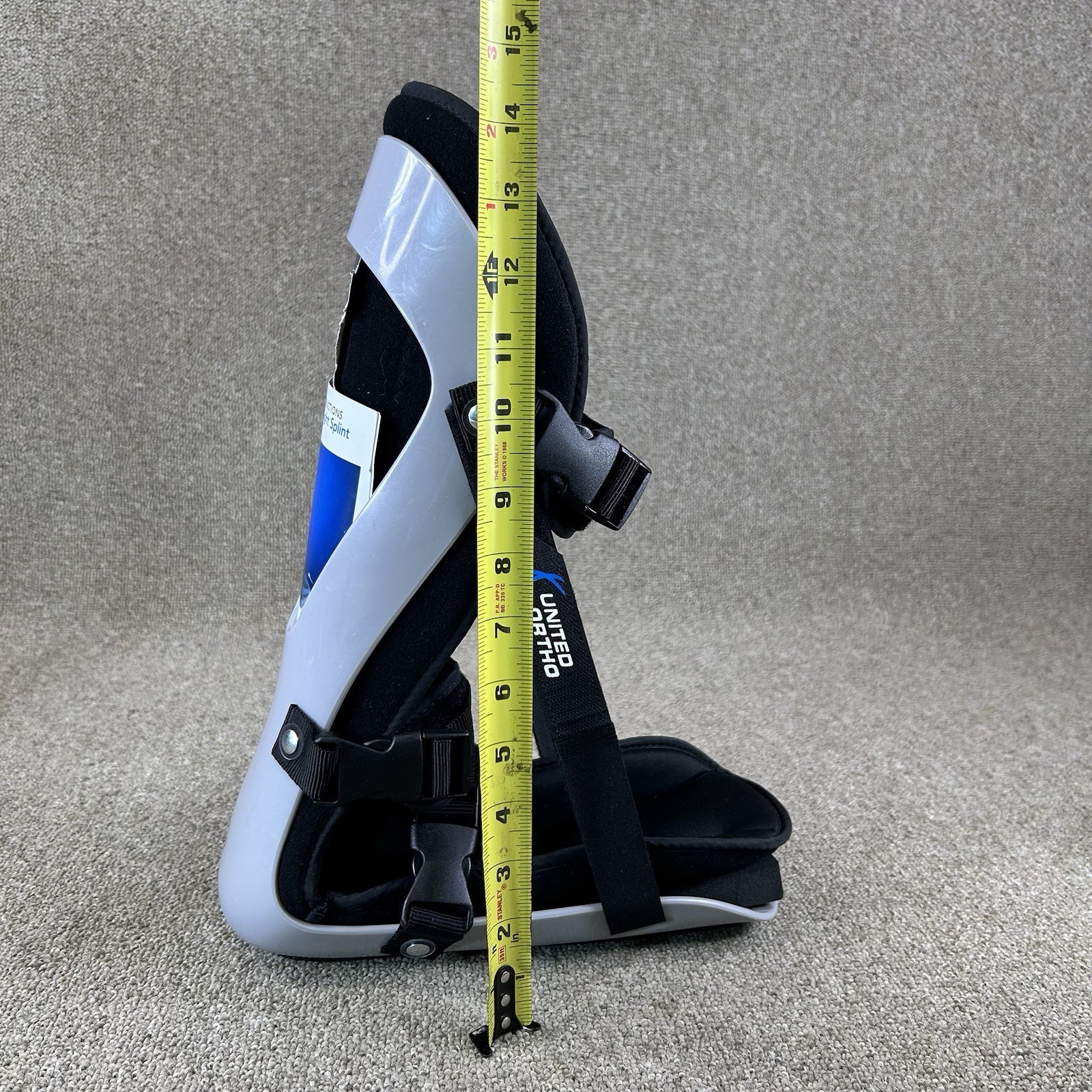 United Ortho Plantar Fasciitis Adjustable Leg Support Brace Medium MD New L or R