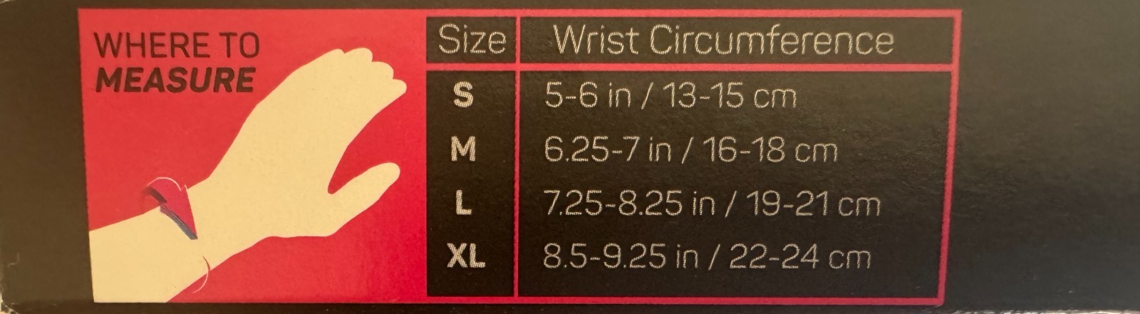 OS1st Performance Wrist Sleeve (1 Pack / Size L)