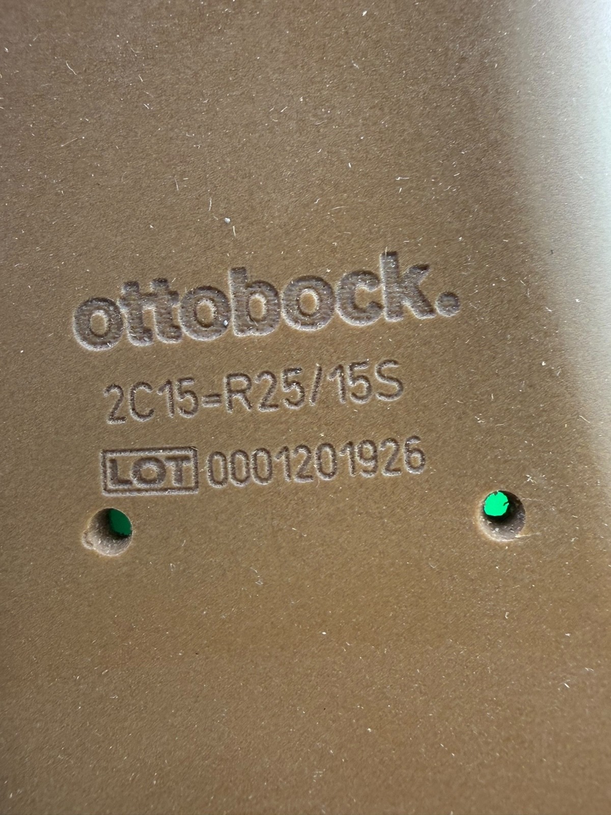 Ottobock Otto bock Taleo Prosthetic Foot, Size 25 Category 5, 1C50, right