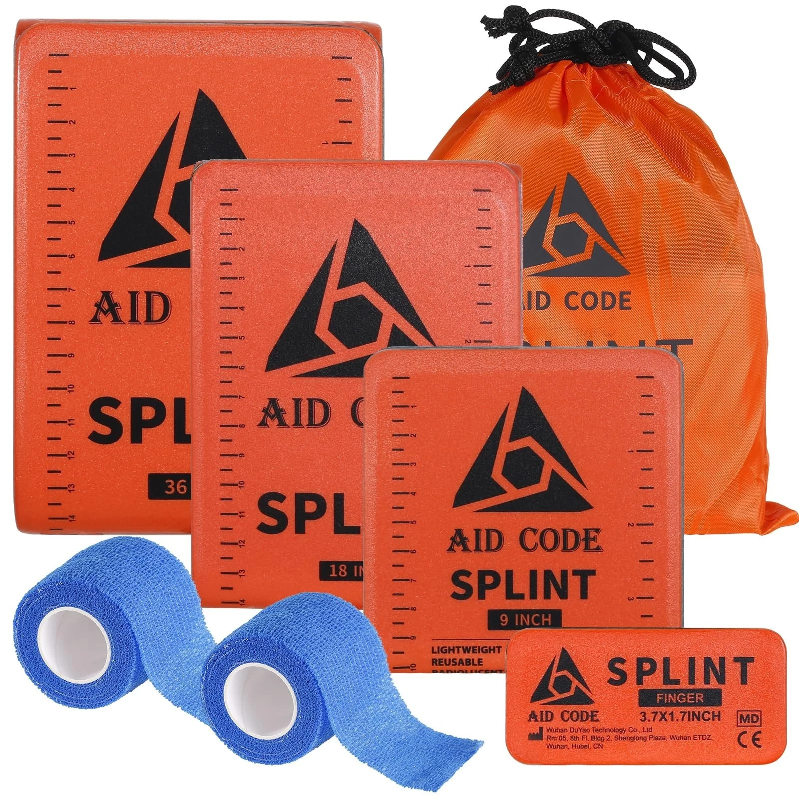 First Aid Splint 36″ X 4.3″,Splint Kit for Arm Leg Broken Bones Fracture,Idea..