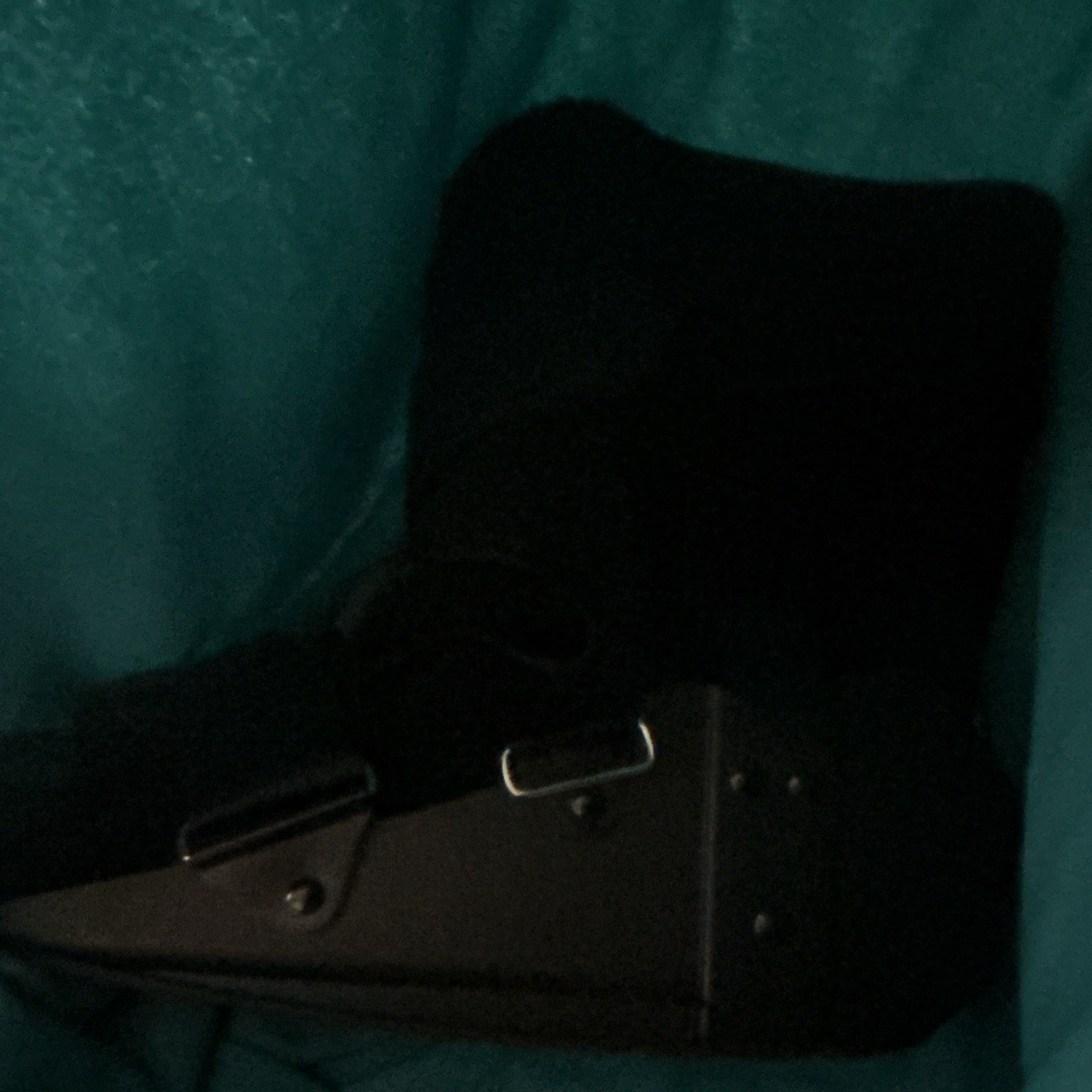 Black Adjustable Plastic Walking Boot Brace Foot/Ankle Immobilizer Size L