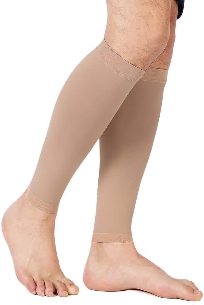 Calf Compression Sleeve for Men & Women, 1 Pair, Footless Compression Socks 2…