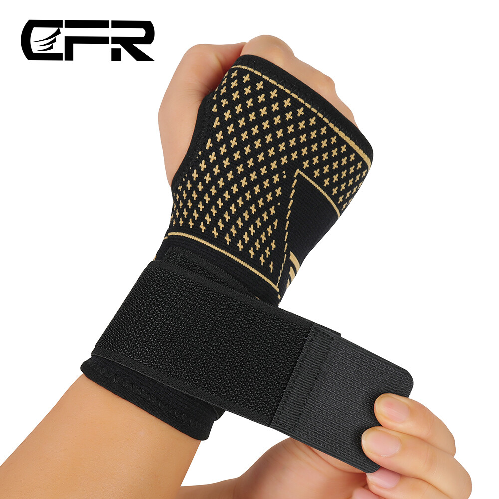 Copper Wrist Hands Support Brace Splints Carpal Tunnel Sprain Arthritis Sports