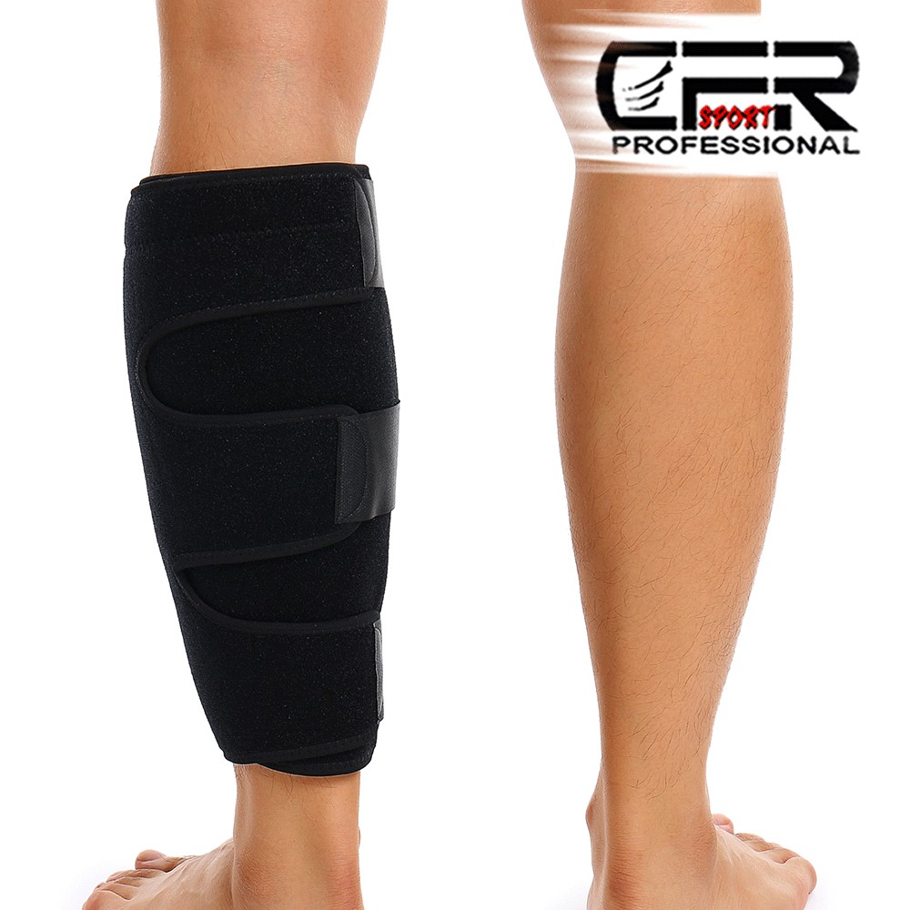 Calf Support Brace Adjustable Shin Splint Compression Muscle Swelling Leg Wraps