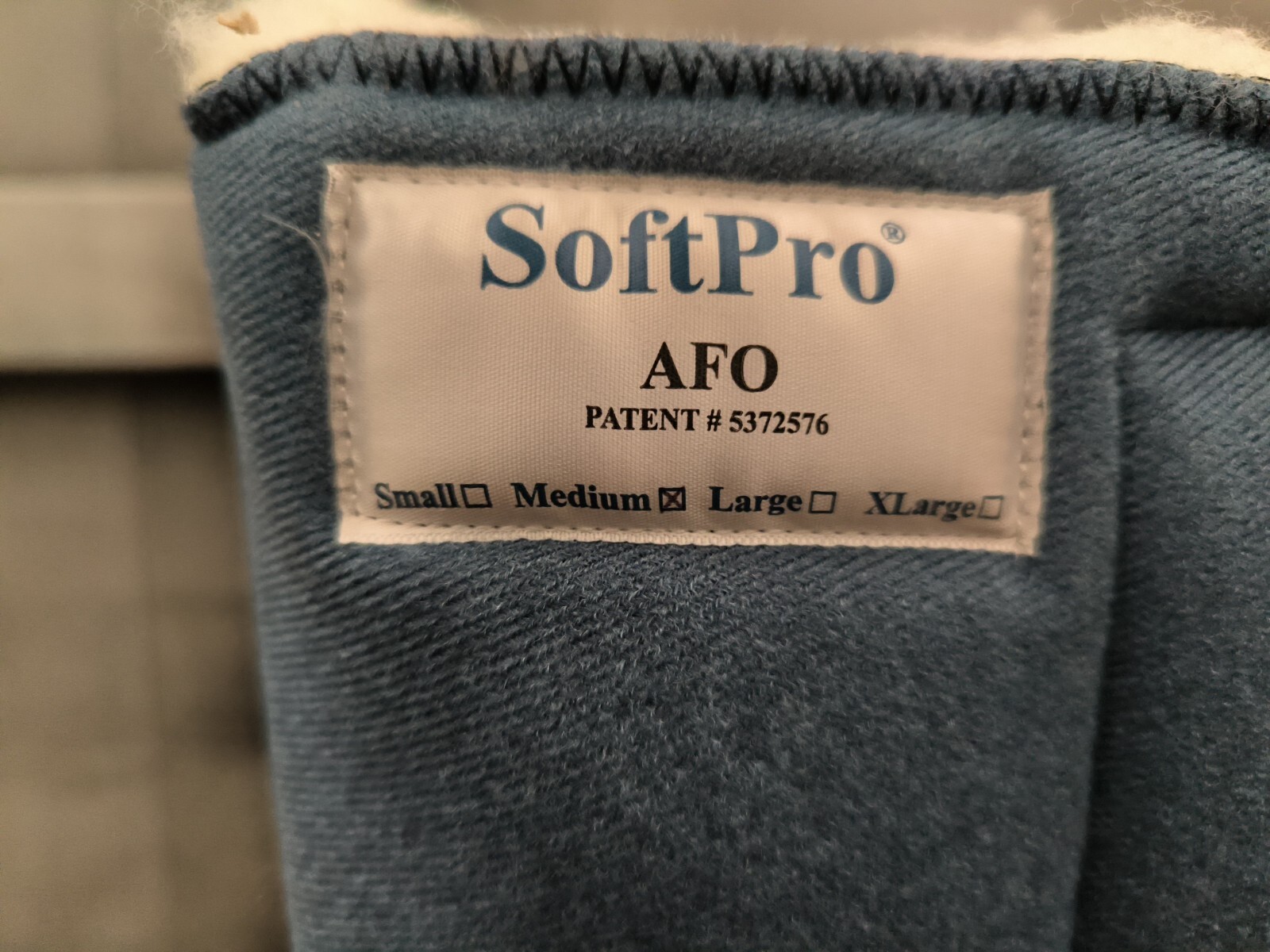 SoftPro Gait Trainer AFO Boot Medium Smooth (no Front Strap,blue) 1 PCs.
