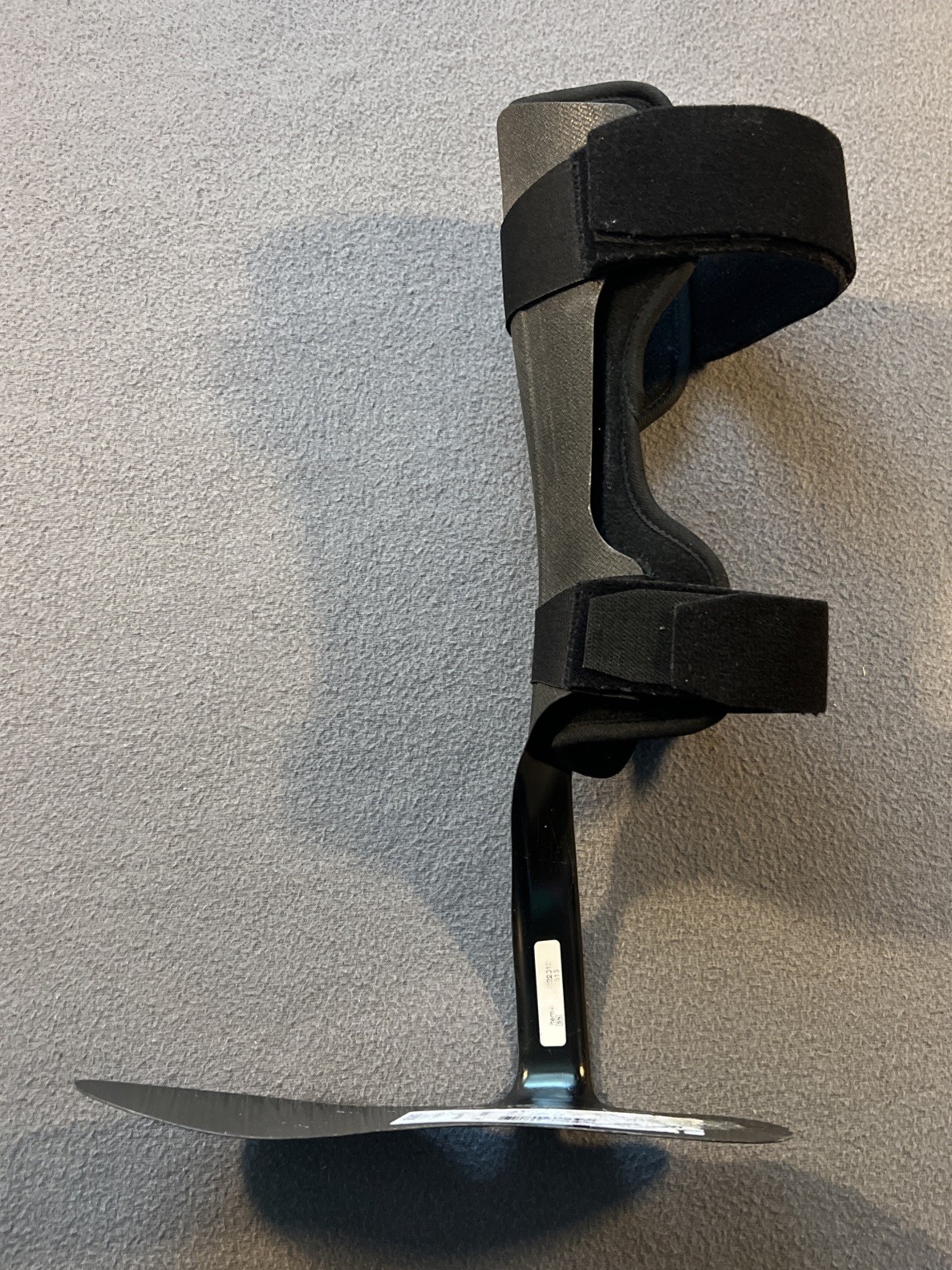 ALLARD TOE OFF 2- 1/2 AFO Medium Right Black Ankle Foot Orthosis Drop Foot READ
