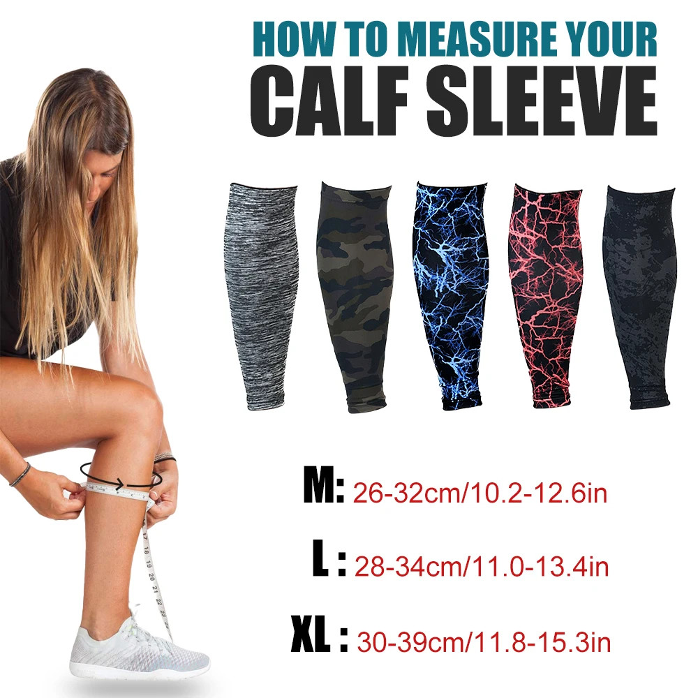 1Pcs Compression Calf Sleeves Leg Compression Socks for Shin Splints & Calf Pain