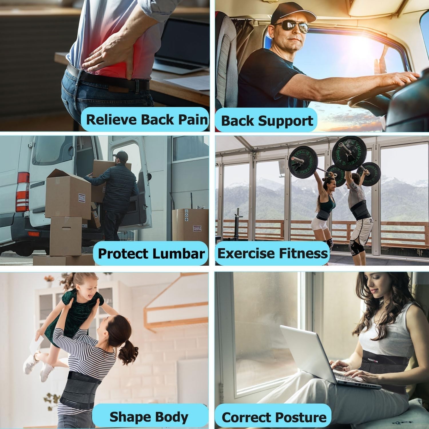 Breathable Mesh Back Brace for Sciatica – Relieve Lower Back Pain Effortlessly