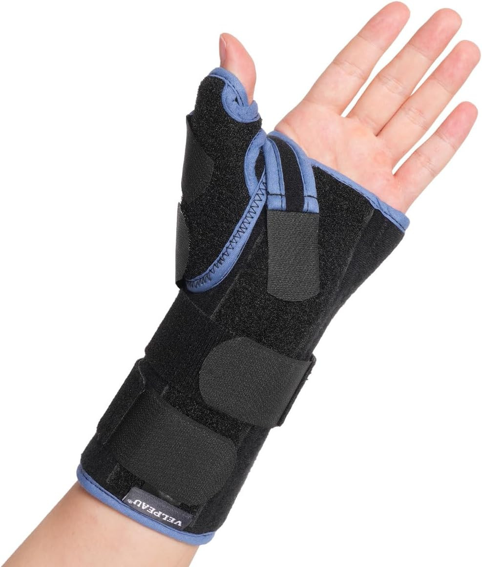 Carpal Tunnel Wrist Brace with Thumb Stabilizer Night Support, Completely Stabil