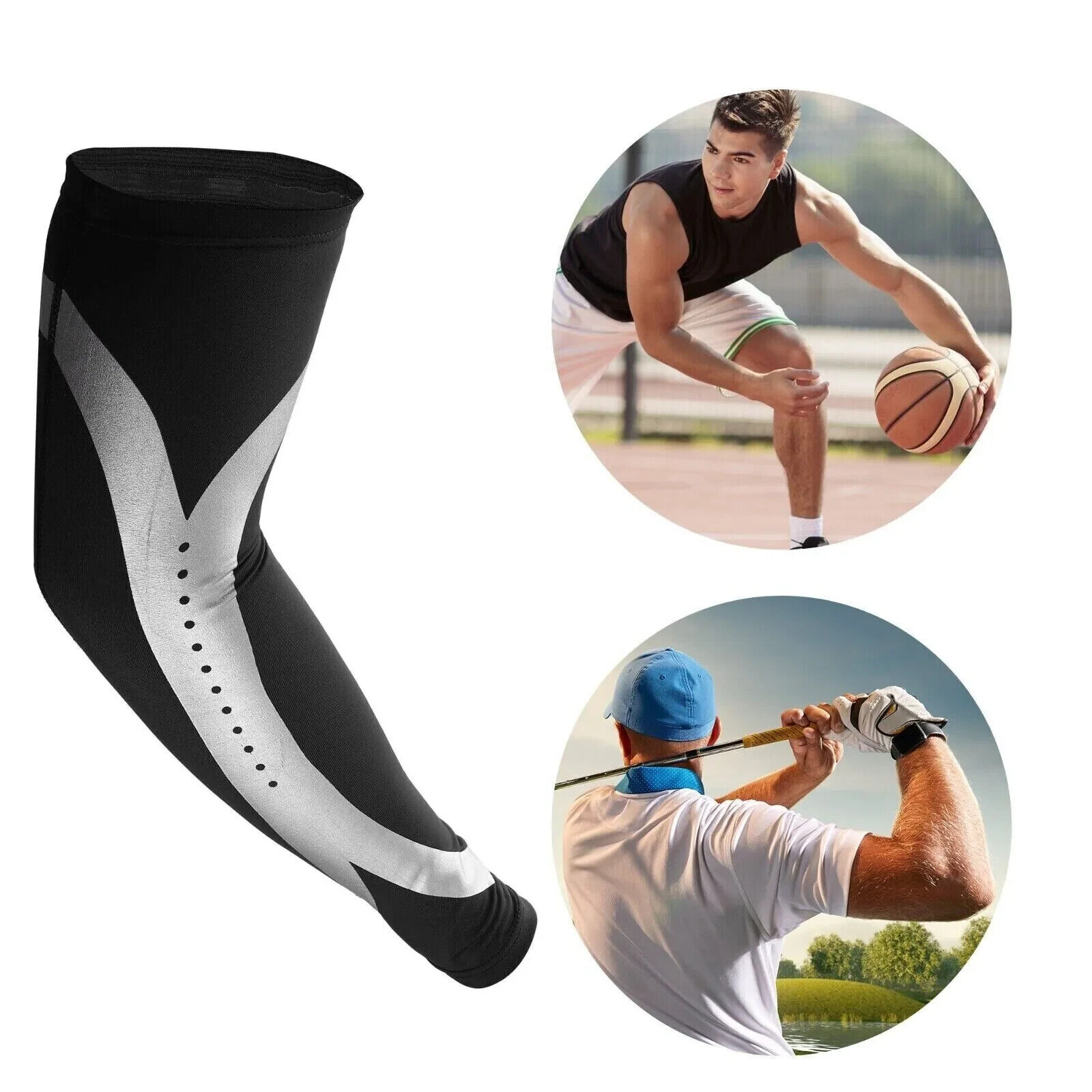 Unisex Elbow Elbow Braces, Elbow Compression Sleeves,Protector For Tennis 1pc